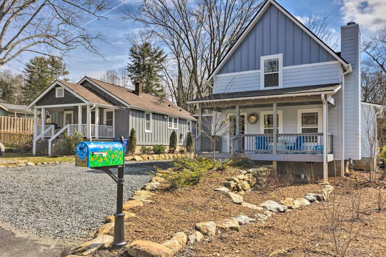 Downtown Brevard Retreat With Fire Pit And Deck! Exterior foto